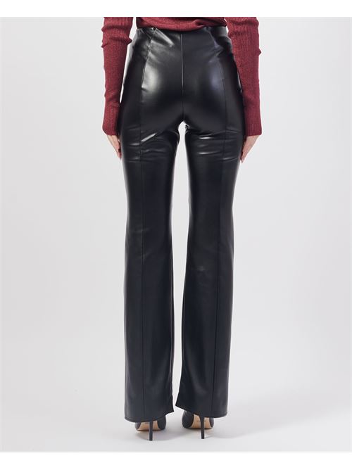 Patrizia Pepe pantalon ?vas? taille haute en simili cuir PATRIZIA PEPE | 8P0640-E005K103